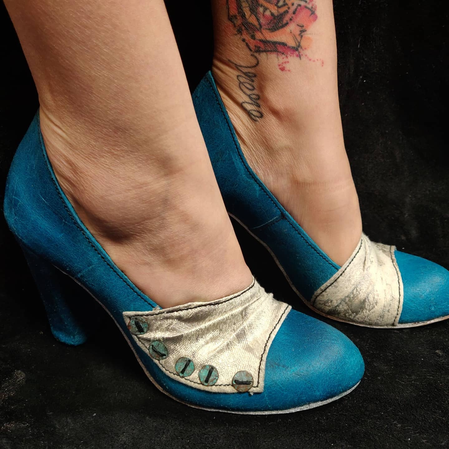 Modelling the shoes and showing the high heel does provide a steep angle of  leg/foot. They can be styles with most things, but they are not meant to be a casual shoe as they are dressy uppy